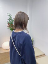 バド(bado)&nbsp;外ハネボブ×オリーブカラー