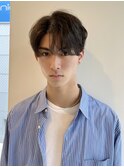 韓国風 こぼれバング センターパート