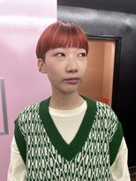 キジ(KIJI)&nbsp;オレンジヘア　※ブリーチ詳細はブログまで