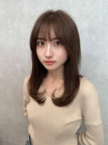 ロンド ルージュ 銀座店(Lond rouge)&nbsp;ハイレイヤーレイヤーカットくびれヘア韓国ヘアシースルーバング