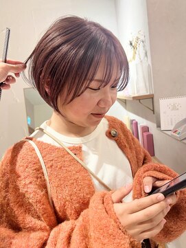 ラミエ バイ メルト 吉祥寺(lamie by melt) *滝田*吉祥寺ピンクベージュショートケアブリーチ似合わせカット