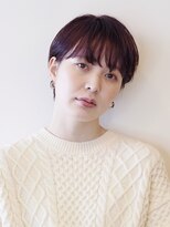 ビュートリアム 梅田(BEAUTRIUM)&nbsp;丸みショート/ショートカット/耳かけショート/顔周り/ピンク