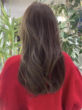 ピークアブー アヴェダ アトレ恵比寿(PEEK-A-BOO AVEDA) 大人ヘア/くびれヘア　上品なマロン系グレージュカラー　恵比寿