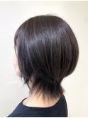 ウルフカット ダークアッシュ