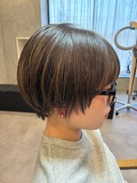 ラヴィズム 長岡店(LUVISM)&nbsp;ショートカット丸みショート耳掛けひし形小顔長岡/新潟/宮関