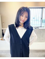 アスラン(ASLAN)&nbsp;【aslan】レイヤースタイル/シースルーバング/ミントアッシュ