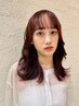 【寿里亜】カット+カラー+Aujuaトリートメント+microバブル 10％off ￥15543～