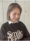 ホワイトベージュ 髪質改善