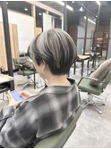 太めスライシングハイライトホワイトベージュ本厚木