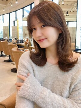 グランド(GRAND) レイヤー/ひし形シルエット/ベージュ系/20代30代40代/表参道