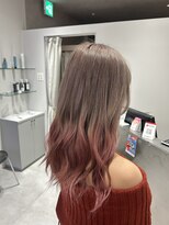 プライズ 成増店(prize)&nbsp;ミルクティーベージュ×ペールピンクグラデーション成増