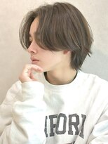 ディッセンバー 神宮前(December) 【laundry】ミディアムウルフ/サイドシルエット