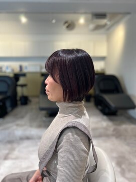 ソイクフ 四条大宮店(SOY-KUFU) 大人可愛い20代30代40代イメチェンボブニュアンスカラーピンク