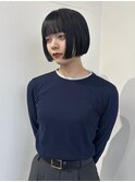 ボブ/ミディアム/レイヤー/顔まわり/小顔/韓国/長岡/新潟/宮関