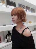 くせ毛/癖毛/フレンチボブ