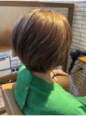 ブリーチなし白髪染め不使用白髪ぼかしハイライトカラー40代50代