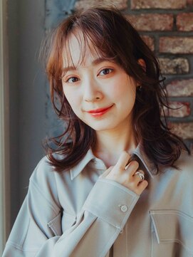 リュープリエ 笹塚(Lieu plie) トップレイヤー/顔まわりカット/こなれ感