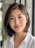 うる艶サラサラショート【松戸#五香#白髪染め#カラー#髪質改善】