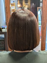 牛田の美容室 ディーゼル(DiESEL)&nbsp;ショートボブ。潤い艶髪上質カラー＆トステアクイック