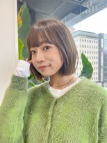 ロンドシエル 横浜(Lond ciel)&nbsp;切りっぱなしボブ×冬透明感カラー【横浜】