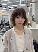 ボブウルフパーマ