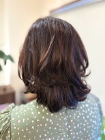 クロス(CROSS)&nbsp;40代50代 白髪染め／ふんわりミディアム／ミセスヘア