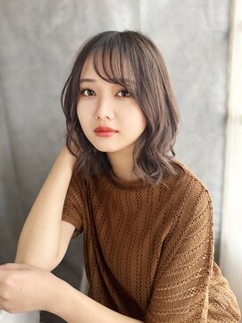 ラピス 銀座blue店(Lapis) 【月1メンテ】白髪染めリタッチでも透明感カラー