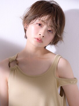 ヴィヴィ(VIVIE) セミウェット小顔ショートボブココアベージュオリーブグレー黒髪