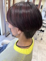 アンジュ 篠ノ井店(ange)&nbsp;アンブレラカラー/ショートスタイル/暖色系