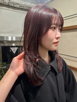 シエルバイアフロート(ciel by afloat)&nbsp;ワインレッドチェリーレッドボルドカラー赤髪