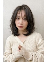 キイ ギンザ(k.e.y GINZA)&nbsp;ミディアムレイヤー/レイヤー/レイヤーカット/バタフライカット