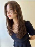 大人可愛い/レイヤー/韓国/ブラウン
