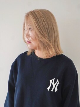 ロマリア 渋谷 渋谷宮益坂(Lomalia) 似合わせカットボブ[渋谷駅/ダブルカラー/ケアブリーチ/縮毛矯正