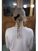リボンヘアセットカチモリ