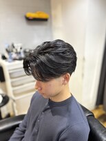 バーバーブロス(BAR BER bro's)&nbsp;浦安/メンズパーマ/刈り上げセンターパート/ニュアンスパーマ