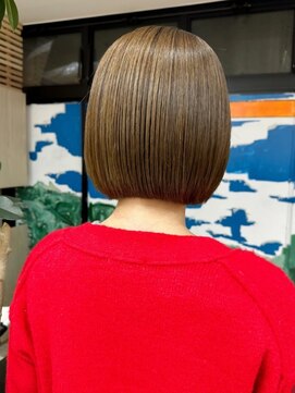 バランス 原宿 表参道(balance) ヘーゼルベージュ×ボブ YUKA