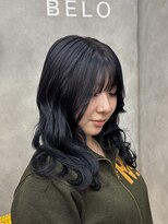 ベロ(BELO)&nbsp;カット×ネイビーカラー