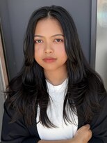 ソアロ(SOARO)&nbsp;岐阜顔まわりレイヤーミディアムミルクティーベージュ20代