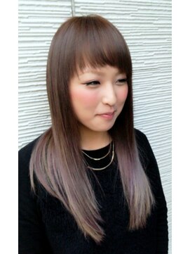 ヘア ヴィーヴル 田宮店(Hair BIVRE) グラデーション×パープルアッシュ