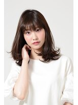 アース 海老名店(HAIR&MAKE EARTH) ニュアンスストレートロブ【EARTH海老名店】