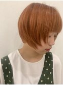前上がりスッキリショートボブ