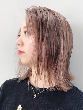 アイティー バイ アルバム 中野店(IT by ALBUM) フレンチカジュアルカーキベージュニュアンスカラー_ba287332