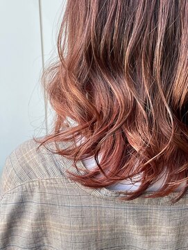 リヴィーダ(LIVIDA) チェリーピンク×バレイヤージュ