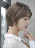 前髪あり大人ショートボブ20代30代40代【AIN.表参道】川原大地