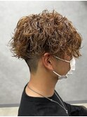 ツーブロック/メンズマッシュ/波巻きスパイラルパーマ