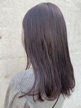 ヘアーメイク ヴァンセット HAIR & MAKE VINGT-SEPT ピンクラベンダー