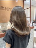 透明感カラーが大人気