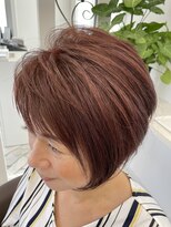 サロンドノア(Salon de NoA)&nbsp;アシメボブ×フューシャピンク