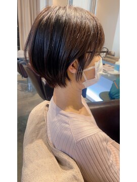 ボニークチュールドットエス(.S) 丸みショート・白髪ぼかし・明るい白髪染め・◎30代40代50代60代