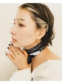 インナーカラー/ショートアレンジ/おしゃれ/個性派/オールバック